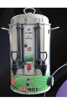 Gazinox 350 Bardak Elektrikli Çay Semaveri Inox Gazinox 350 Bardak Elektrikli Çay Semaveri Inox