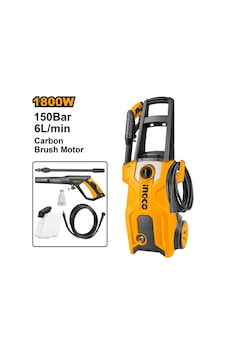 Ingco ING-HPWR18008 150 Bar 1800 Watt Yüksek Basınçlı Yıkama Makinesi