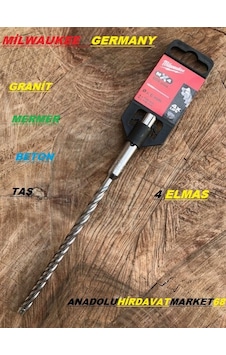 Milwauke 6*165 Beton Delme Ucu Mermer Granit Delici Uç 4elmas Milwauke 6*165 Beton Delme Ucu Mermer Granit Delici Uç 4elmas