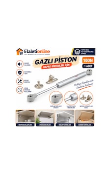 Dolap Amortisörü,gazlı Piston 100 N Kapalı 17 Cm,açık 27 Cm 1. Kalite Gri - 925254370 Gri Dolap Amortisörü,gazlı Piston 100 N Kapalı 17 Cm,açık 27 Cm 1. Kalite Gri - 925254370 Gri