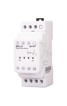 M1666 Mkc-01 Motor Faz Koruma Rölesi 1c/o Kontak 220-230vac Dın Iı Nötr Kopması Algılamalı