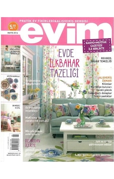 Evim - Pratik Ev Fikirleri Ve Alışveriş Dergisi -evde İlkbahar Tazeliği - Retro Eski Basım Koleksiyon - Mayıs 2016 - Sayı 123 Not: Ekleri Yoktur Evim - Pratik Ev Fikirleri Ve Alışveriş Dergisi -evde İlkbahar Tazeliği - Retro Eski Basım Koleksiyon - Mayıs 2016 - Sayı 123 Not: Ekleri Yoktur
