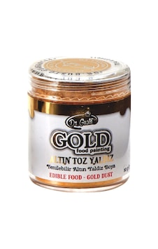 Yenilebilir Metalik Toz Altın Yaldızlı Gold Boya 10 Gr Yenilebilir Metalik Toz Altın Yaldızlı Gold Boya 10 Gr