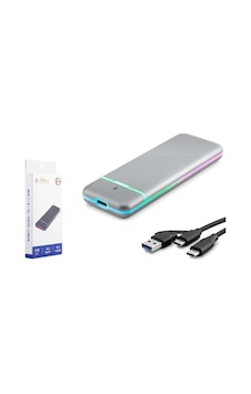 Hadron M2 Hdx1774 Ssd Kutu Type-c3.1 + Usb3.0 Nvme + Ngff M2 Chip Rtl9210b Gri Hadron M2 Hdx1774 Ssd Kutu Type-c3.1 + Usb3.0 Nvme + Ngff M2 Chip Rtl9210b Gri