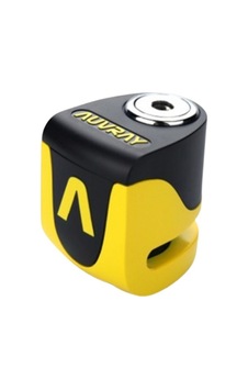Auvray Mini Alarmlı Motosiklet Disk Kilidi 5,5mm 120 Db Sarı Siyah Vespa Uyumlu Auvray Mini Alarmlı Motosiklet Disk Kilidi 5,5mm 120 Db Sarı Siyah Vespa Uyumlu