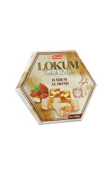 Elvan Bademli Lokum 250 Gr. ( 1 Paket) Elvan Bademli Lokum 250 Gr. ( 1 Paket)