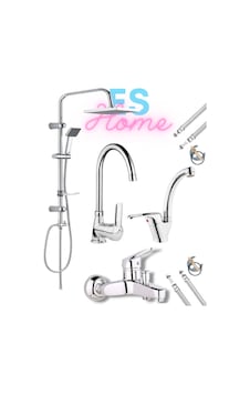 Tepe Robot Duş Seti - Banyo - Lavabo - Mutfak Eviye Bataryası Musluğu Full Set Diğer Tepe Robot Duş Seti - Banyo - Lavabo - Mutfak Eviye Bataryası Musluğu Full Set Diğer