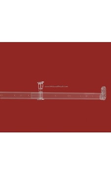 Şeffaf Oval Dolap Gardırop Askı Borusu Seti 30 Cm Şeffaf Oval Dolap Gardırop Askı Borusu Seti 30 Cm