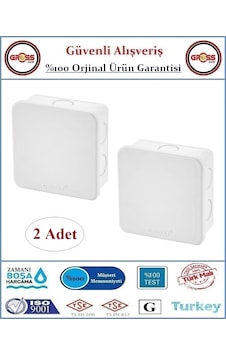 Çebi Kare Antigron Buat Kutusu - 85x85x40mm - 2 Adet Çebi Kare Antigron Buat Kutusu - 85x85x40mm - 2 Adet