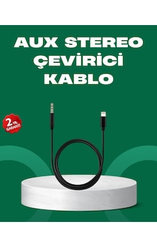 Lightning To 3.5mm Aux Ses Dönüştürücü Kablo 1 Metre Semeglbl - 78 Stereo Uyumlu Lightning To 3.5mm Aux Ses Dönüştürücü Kablo 1 Metre Semeglbl - 78 Stereo Uyumlu