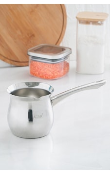 Acar Karat Güveç Çelik Cezve - 600 Ml Acar Karat Güveç Çelik Cezve - 600 Ml