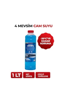 1 Litre -22 C 4 Mevsim Donmaz Antifrizli Cam Suyu