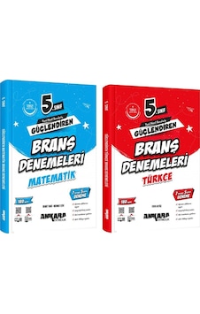 Ankara Yayıncılık 5. Sınıf Matematik Ve Türkçe Güçlendiren Deneme Seti 2 Kitap Ankara Yayıncılık 5. Sınıf Matematik Ve Türkçe Güçlendiren Deneme Seti 2 Kitap