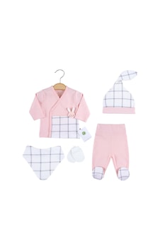 Ciccim Baby 5'li Hastane Çıkış Seti 4867 Pembe Ciccim Baby 5'li Hastane Çıkış Seti 4867 Pembe