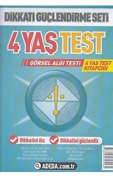 Dikkati Güçlendirme Seti 4 Yaş Test Dikkati Güçlendirme Seti 4 Yaş Test