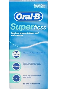 Oral-B Super Floss Diş İpi 50 Adet Oral-B Super Floss Diş İpi 50 Adet