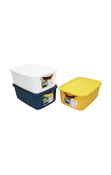Boxsis Om-0043-1760 10l Renkli Kapaklı Plastik Organizer Kutu 35x25x15cm - 18'li Paket Diğer Boxsis Om-0043-1760 10l Renkli Kapaklı Plastik Organizer Kutu 35x25x15cm - 18'li Paket Diğer