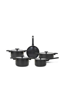 Lusso Plus 9 Parça Seramik Tencere Seti Tr-4660-6953 Siyah
