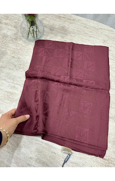 Noura Scarf Diamond Pamira Şal Bordo Çok Renkli