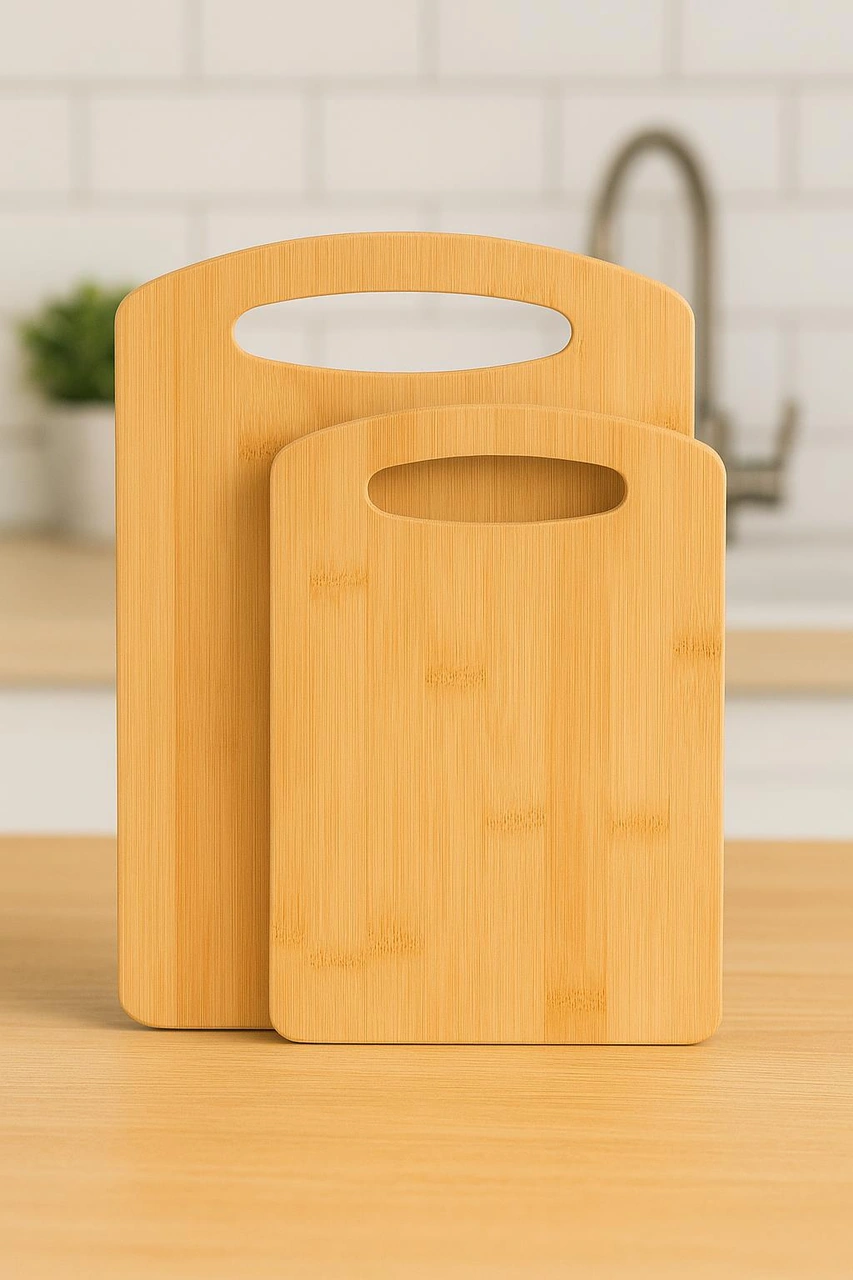 2'li Bambu Kesme Tahtası Bambu 2'li Bambu Kesme Tahtası Bambu