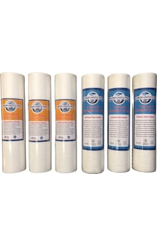 Su Arıtma Sediment Filtre 5 Mikron 3 Adet + 1 Mikron 3 Adet