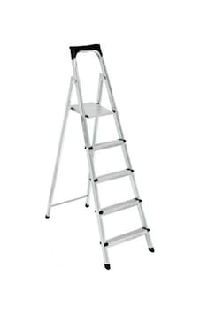 Rita 4+1 Metal Merdiven 100 KG Taşıma Kapasitesi