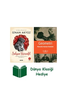 Solgun Karanfil + Geometri + Dünya Klasiği Hediye