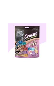 Crocus 6 Farklı Aromalı Kedi Krema Ödülü 30x15gr Crocus 6 Farklı Aromalı Kedi Krema Ödülü 30x15gr