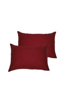 Düz Pamuklu 2'li Yastık Kılıfı 50x70 Cm Bordo Düz Pamuklu 2'li Yastık Kılıfı 50x70 Cm Bordo