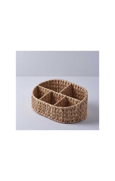 Willow Bölmeli Sepet 32 22 8/14 Cm Kahverengi