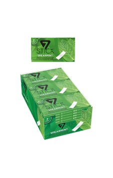 Şekersiz 7'li Yeşil Nane Aromalı Sakız 14,5gr 24 Adet Şekersiz 7'li Yeşil Nane Aromalı Sakız 14,5gr 24 Adet
