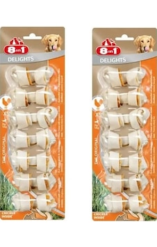 8in1 Delights Bones Tavuklu Xs Köpek Ödül Kemiği 7 Li X 2 Adet 8in1 Delights Bones Tavuklu Xs Köpek Ödül Kemiği 7 Li X 2 Adet