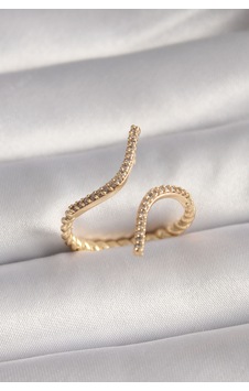 Pirinç Gold Renk Zirkon Taşlı Kadın Yüzük - Bayi Depom Diğer Pirinç Gold Renk Zirkon Taşlı Kadın Yüzük - Bayi Depom Diğer