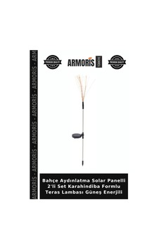 Bahçe Aydınlatma Solar Panelli 2'li Set Karahindiba Formlu Teras Lambası Güneş Enerjili Bahçe Aydınlatma Solar Panelli 2'li Set Karahindiba Formlu Teras Lambası Güneş Enerjili