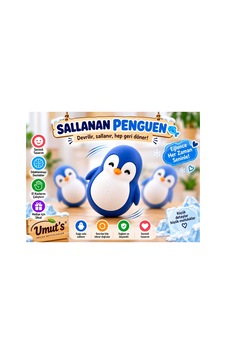 Zıpzıp Penguen Pengu Oyuncağı - Sevimli Tasarım - Süpriz Renk - 1 Adet - Çok Eğlenceli Zıpzıp Penguen Pengu Oyuncağı - Sevimli Tasarım - Süpriz Renk - 1 Adet - Çok Eğlenceli