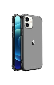 Apple Uyumlu iPhone Blogy 12 Mini İle Crystal Fit Kılıf Smoke Black Siyah Apple Uyumlu iPhone Blogy 12 Mini İle Crystal Fit Kılıf Smoke Black Siyah