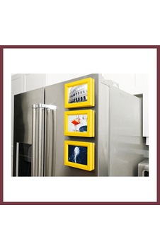 Storeşahin 3d Baskı 3lü Magnet Fotoğraf Çerçevesi Seti - Buzdolabı İçin Mini Manyetik Resim Çerçevesi, Dekoratif Magnet-sarı Shn0720 Storeşahin 3d Baskı 3lü Magnet Fotoğraf Çerçevesi Seti - Buzdolabı İçin Mini Manyetik Resim Çerçevesi, Dekoratif Magnet-sarı Shn0720