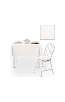 Kırık Beyaz Kadife Dokulu Masa Örtüsü 120x180 Kırık Beyaz Kadife Dokulu Masa Örtüsü 120x180