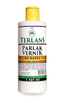 Terlans Su Bazlı Parlak Vernik 250 Ml Ve Yağlı Koruyucu Sku: Zeus8690010360519