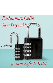 50 Mm 3 Basamaklı Haneli Şifreli Premium Paslanmaz Çelik Küçük Ekstra Güçlü Şifreli Asma Kilit 50 Mm 3 Basamaklı Haneli Şifreli Premium Paslanmaz Çelik Küçük Ekstra Güçlü Şifreli Asma Kilit