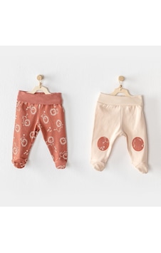 Andywawa Footed Mix 2'li Patikli Bebek Pantolon - AC23455 Tarçın Andywawa Footed Mix 2'li Patikli Bebek Pantolon - AC23455 Tarçın
