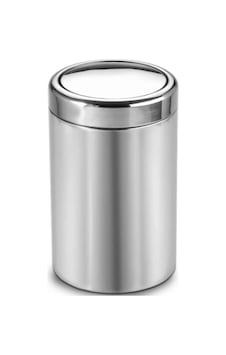 Dayco Krom 304 Kalite Döner Kapaklı Çöp Kovası 7 L Gri Dayco Krom 304 Kalite Döner Kapaklı Çöp Kovası 7 L Gri