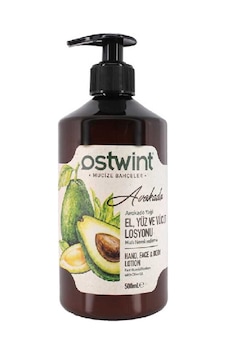 Ostwint Avokado Yağlı El Yüz ve Vücut Losyonu 500 ML Ostwint Avokado Yağlı El Yüz ve Vücut Losyonu 500 ML