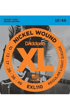 Daddario Exl110 Elektro Gitar Teli 10-46 Daddario Exl110 Elektro Gitar Teli 10-46
