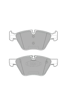Bmw 3 320 D 2010-2011 Delphi Ön Fren Balatası Bmw 3 320 D 2010-2011 Delphi Ön Fren Balatası