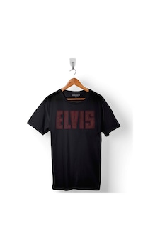 Elvis Presley Rock'n Roll'un Krali Rock Roll King Baskılı Tişört Unisex T-shirt 001 Elvis Presley Rock'n Roll'un Krali Rock Roll King Baskılı Tişört Unisex T-shirt 001