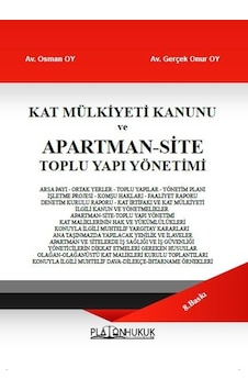 Kat Mülkiyeti Kanunu Ve Apartman Site Toplu Yapı Yönetimi 8. Baskı
