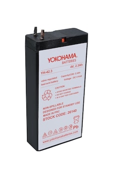 Yokohama Yh-42.3 4v 2300 Mah Bakımsız Işıldak Aküsü Yokohama Yh-42.3 4v 2300 Mah Bakımsız Işıldak Aküsü