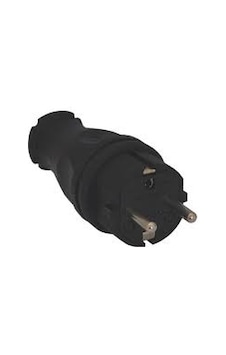 Tp Electric Kauçuk Düz Fiş 1x16a Dayanıklı Endüstriyel Elektrik Fişi
