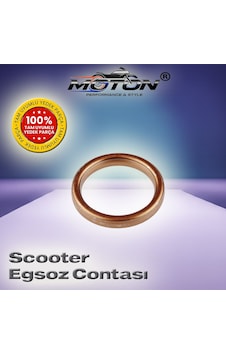 Scooter Egzoz Contası Bakır Universal - Motosiklet Egzoz Boğaz Pulu Scooter Egzoz Contası Bakır Universal - Motosiklet Egzoz Boğaz Pulu